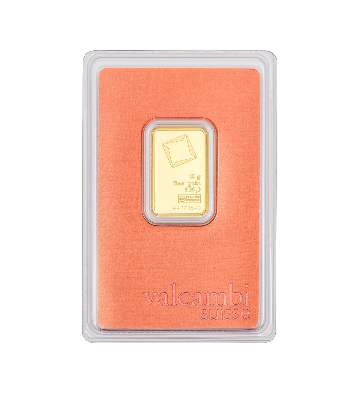 Lingote Oro Valcambi 10g