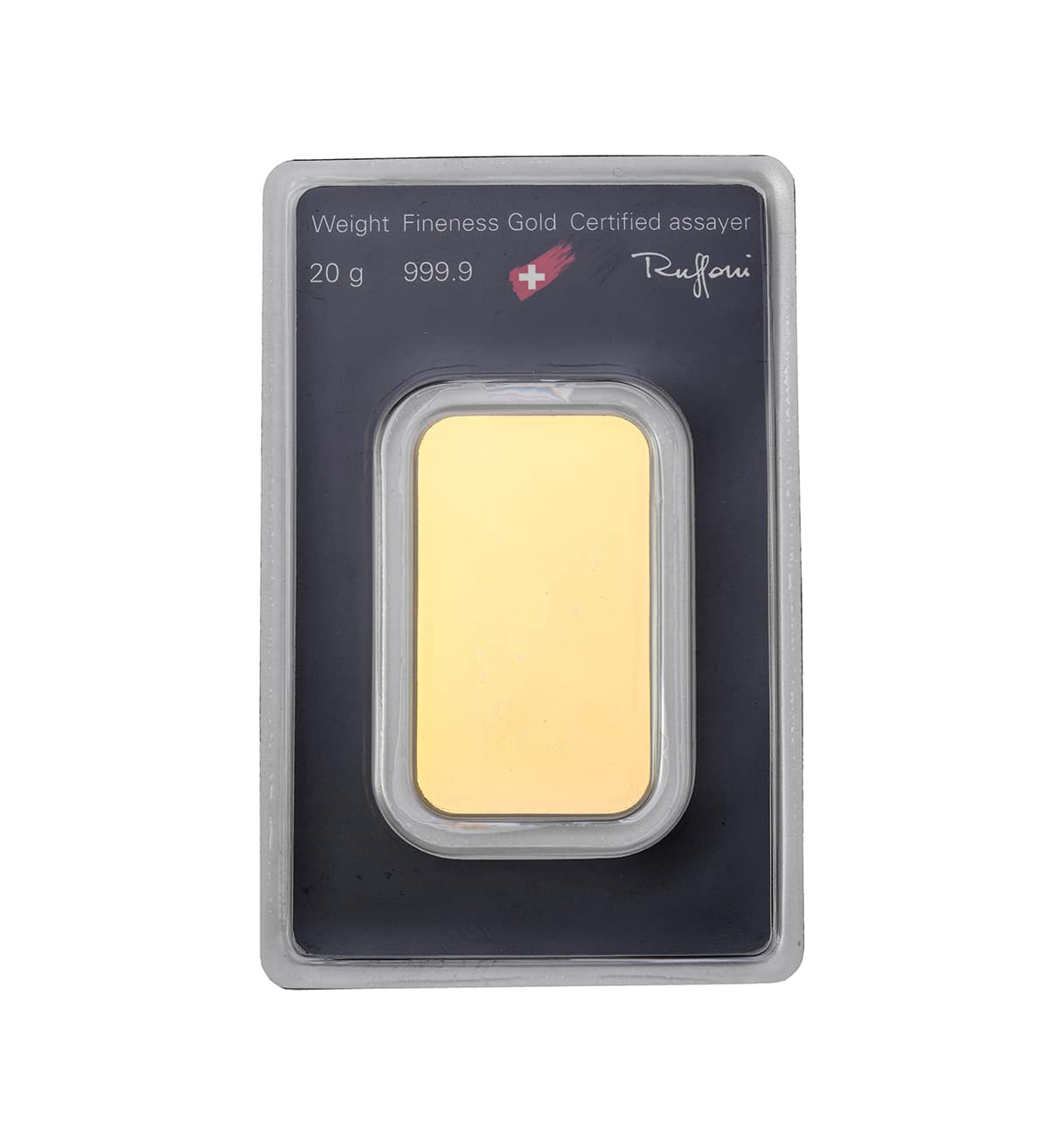 Lingote Oro Argor-Heraeus 20g - Imagen 2