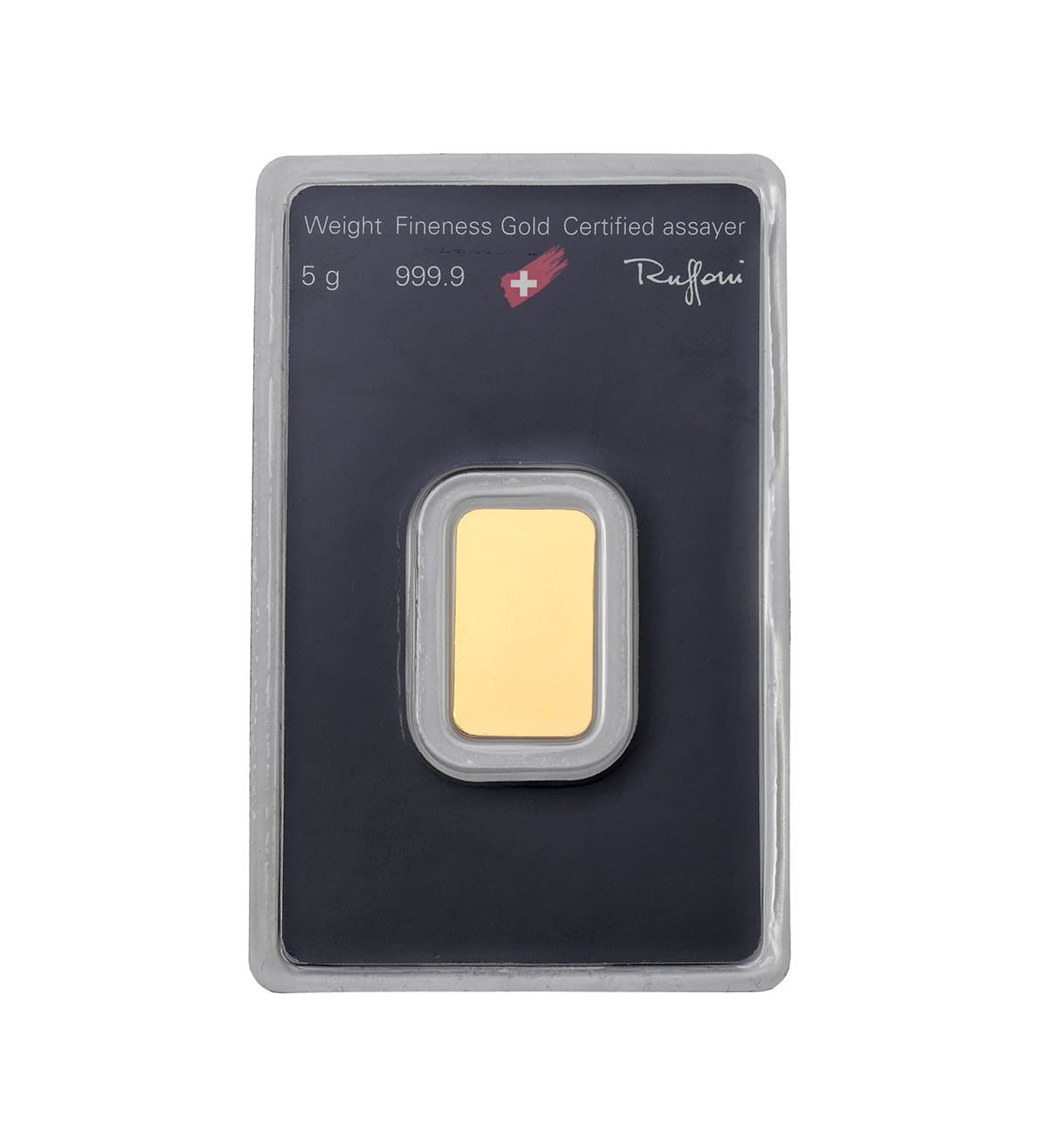Lingote Oro Argor-Heraeus 5 g - Imagen 2