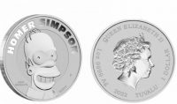 Moneda Homer Simpson Plata 1 oz 2022 - Imagen 2