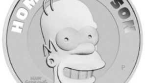 Moneda Homer Simpson Plata 1 oz 2022