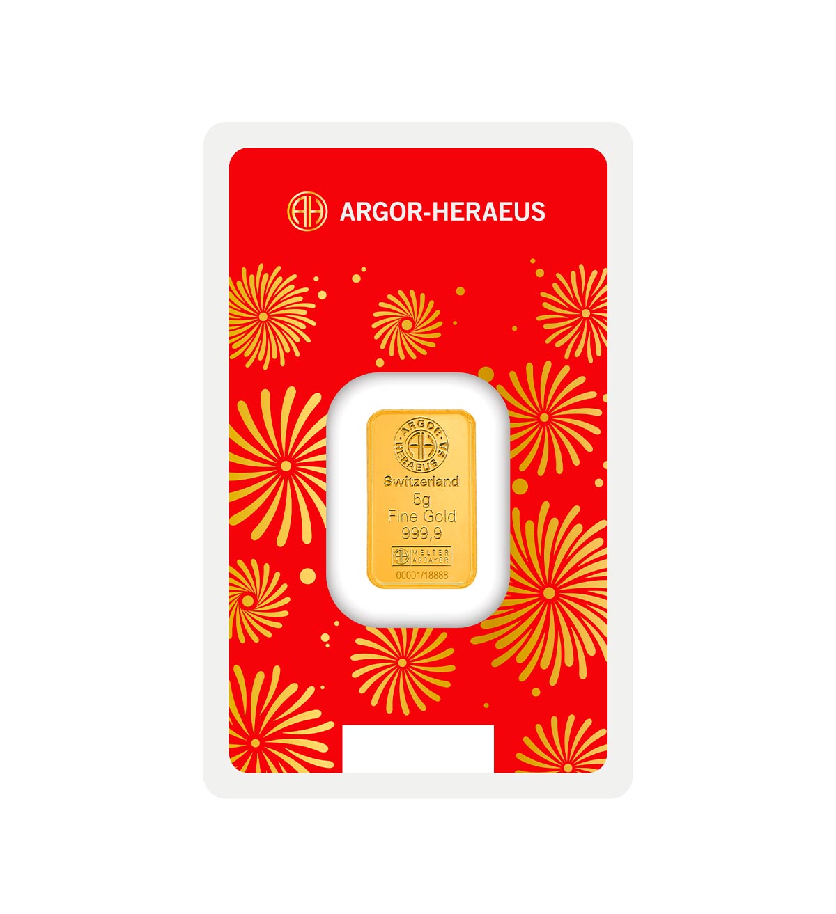 Lingote Argor-Heraeus Oro 5g Año del Caballo 2026 - Imagen 3