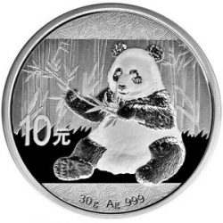 Moneda Panda Chino Plata 30g 2017